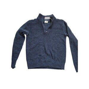 7 Diamond Grand Teton Quarter Zipper Men Long Sleeve Pullover Sweater Size M